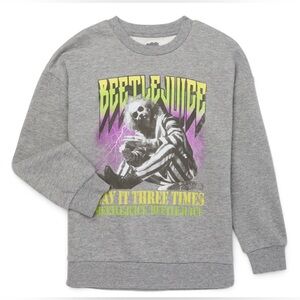Beetlejuice Boys Graphic Print Sweatshirt